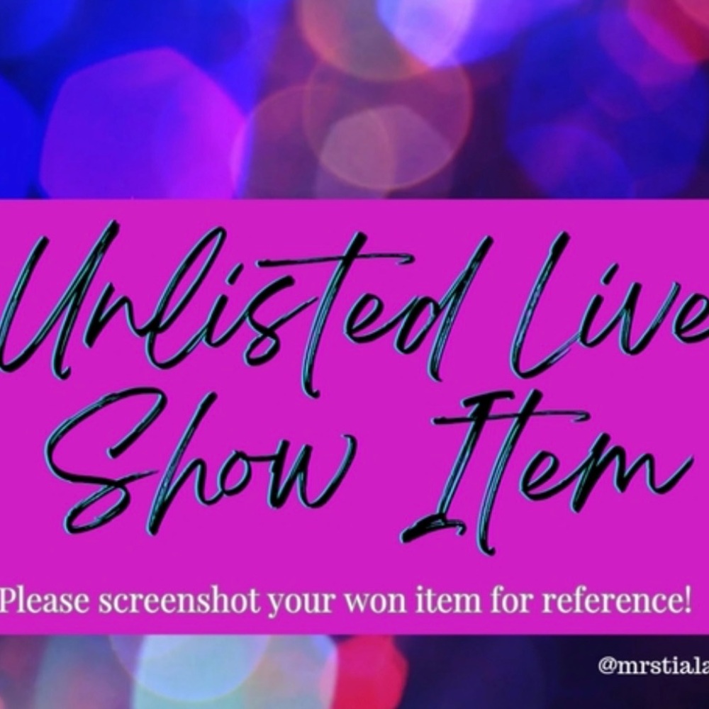 💜 Unlisted Live Show Item 5/7/25 💜